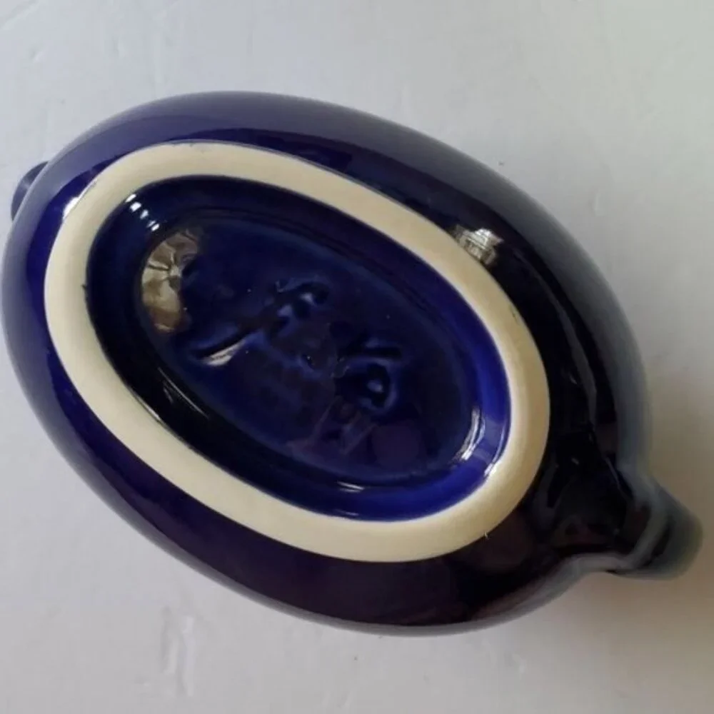 Fiestaware Fiesta CERAMIC Gravy Sauce Boat Dish Twilight Blue 18.5 OZ CONTAINER